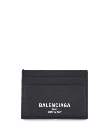 Balenciaga Black Calf Leather Bos Taurus Wallet