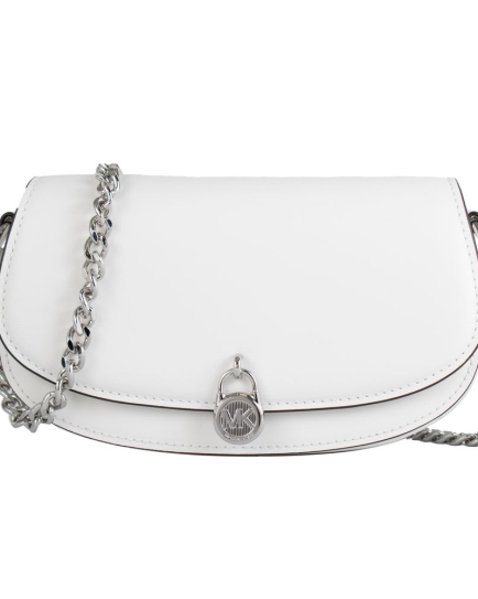 Michael Kors White Leather Shoulder Bag