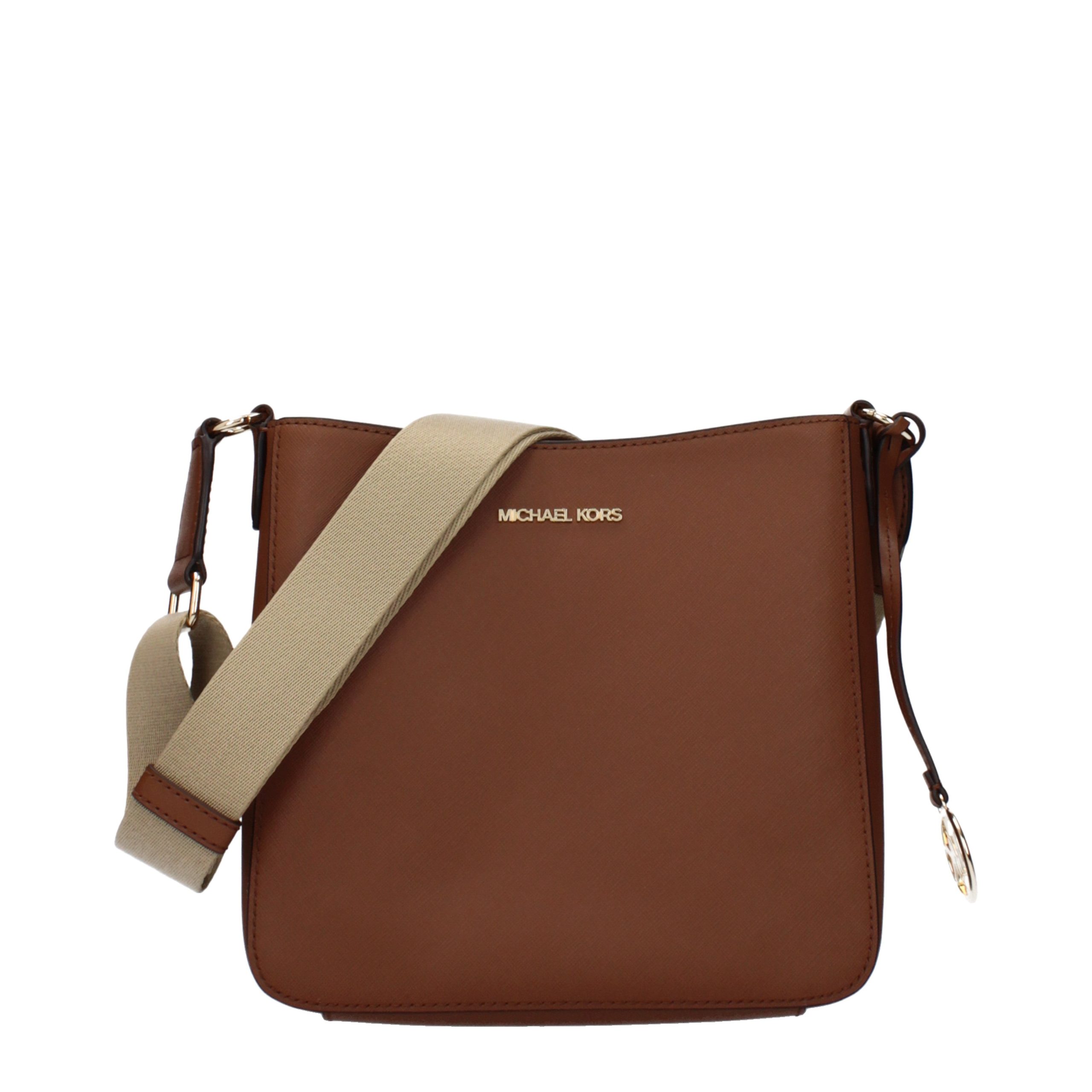 Michael Kors Brown Leather Shoulder Bag