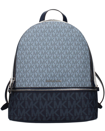 Michael Kors Blue Fabric Backpack