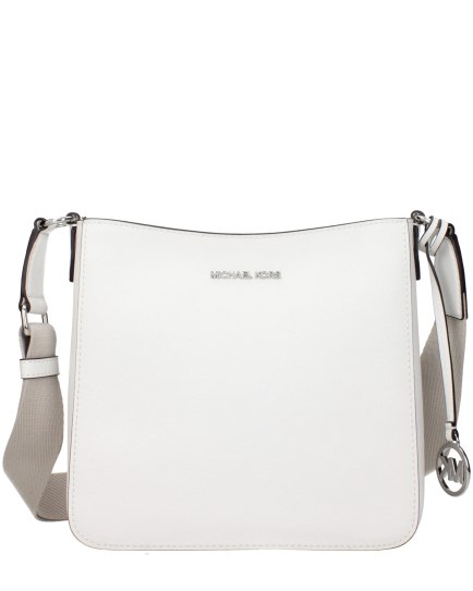 Michael Kors White Leather Shoulder Bag