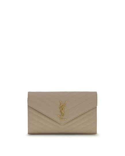 Saint Laurent Beige Calf Leather Bos Taurus Shoulder Bag
