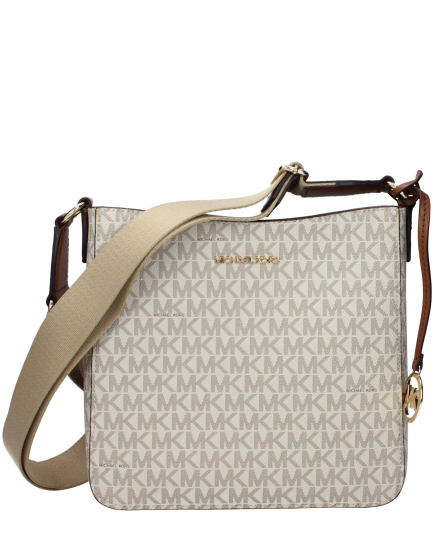 Michael Kors Beige Fabric Crossbody Bag