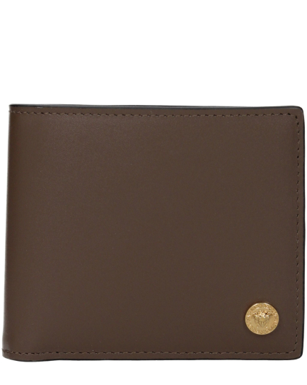 Versace Brown Leather Wallet
