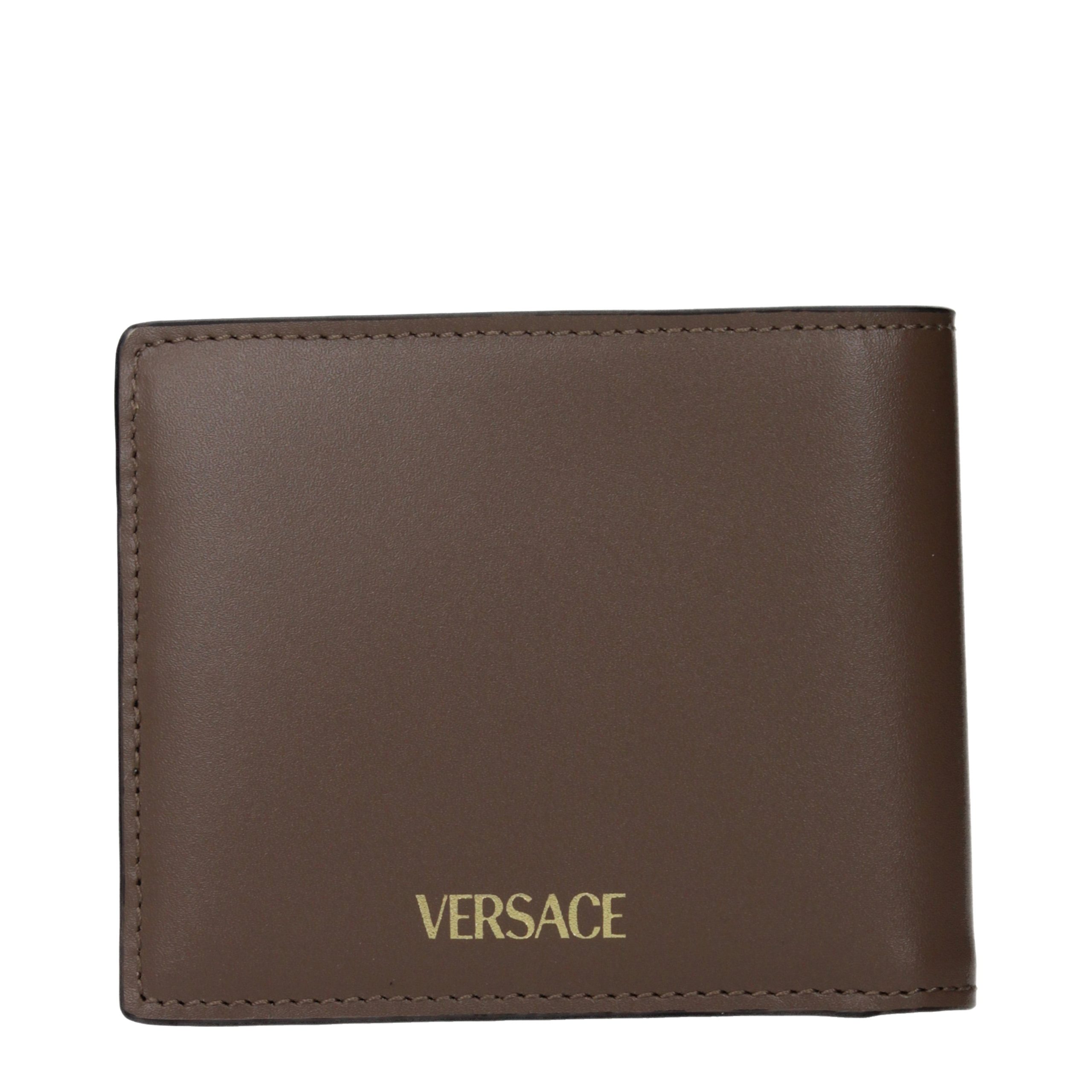 Versace Brown Leather Wallet - Image 2