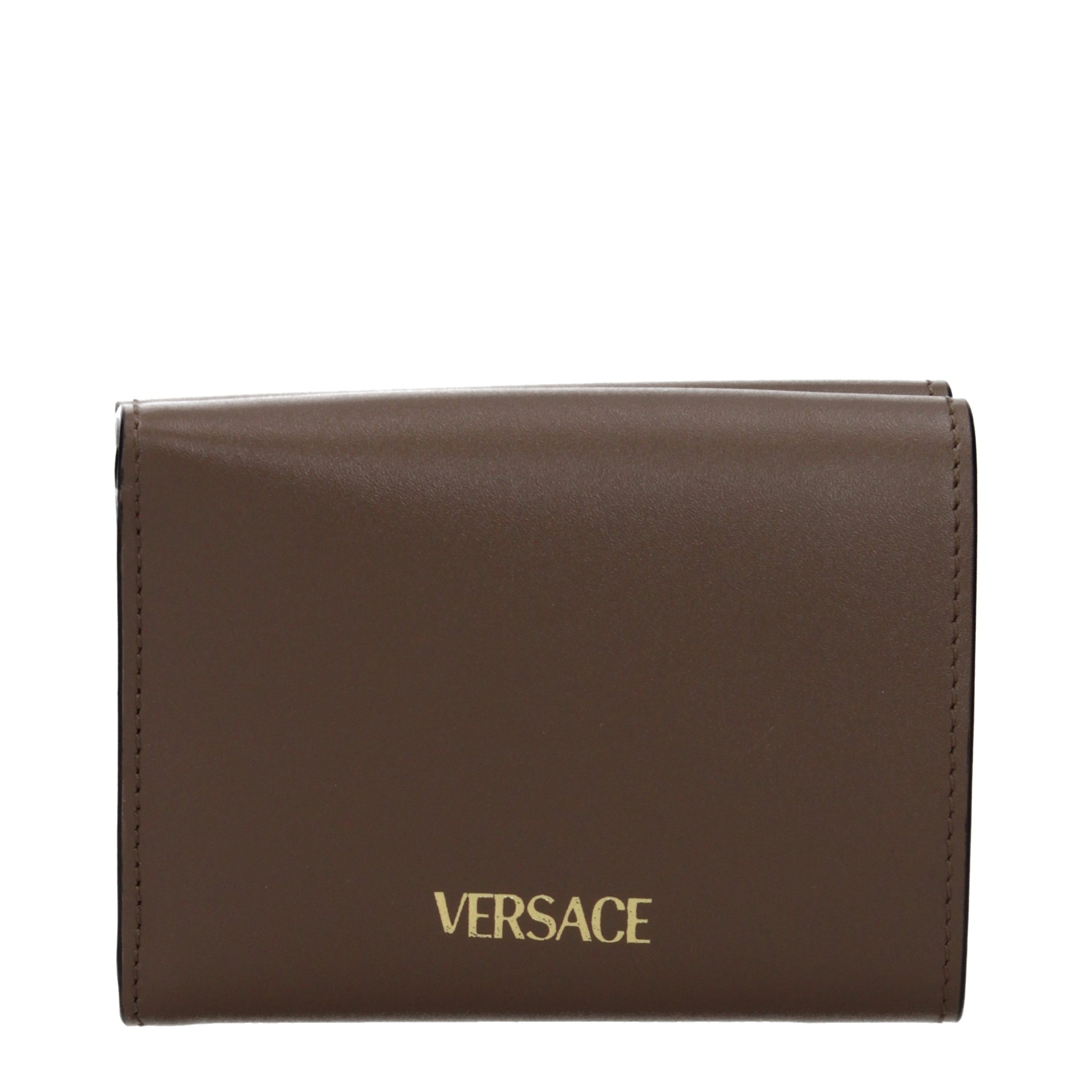 Versace Brown Leather Wallet - Image 2