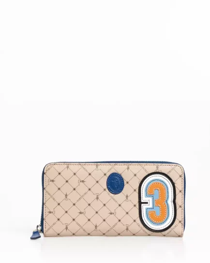 Trussardi Beige Leather Men Wallet