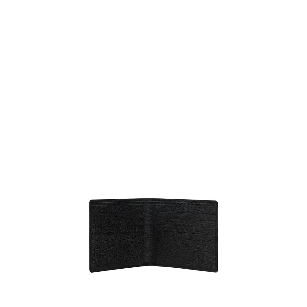 Saint Laurent Black Calf Leather Bos Taurus Wallet - Image 3