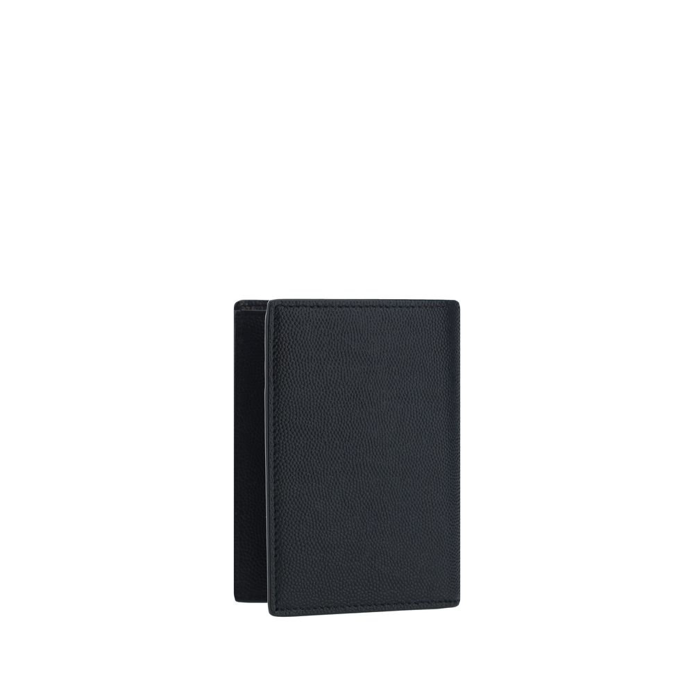 Saint Laurent Black Calf Leather Bos Taurus Wallet - Image 2