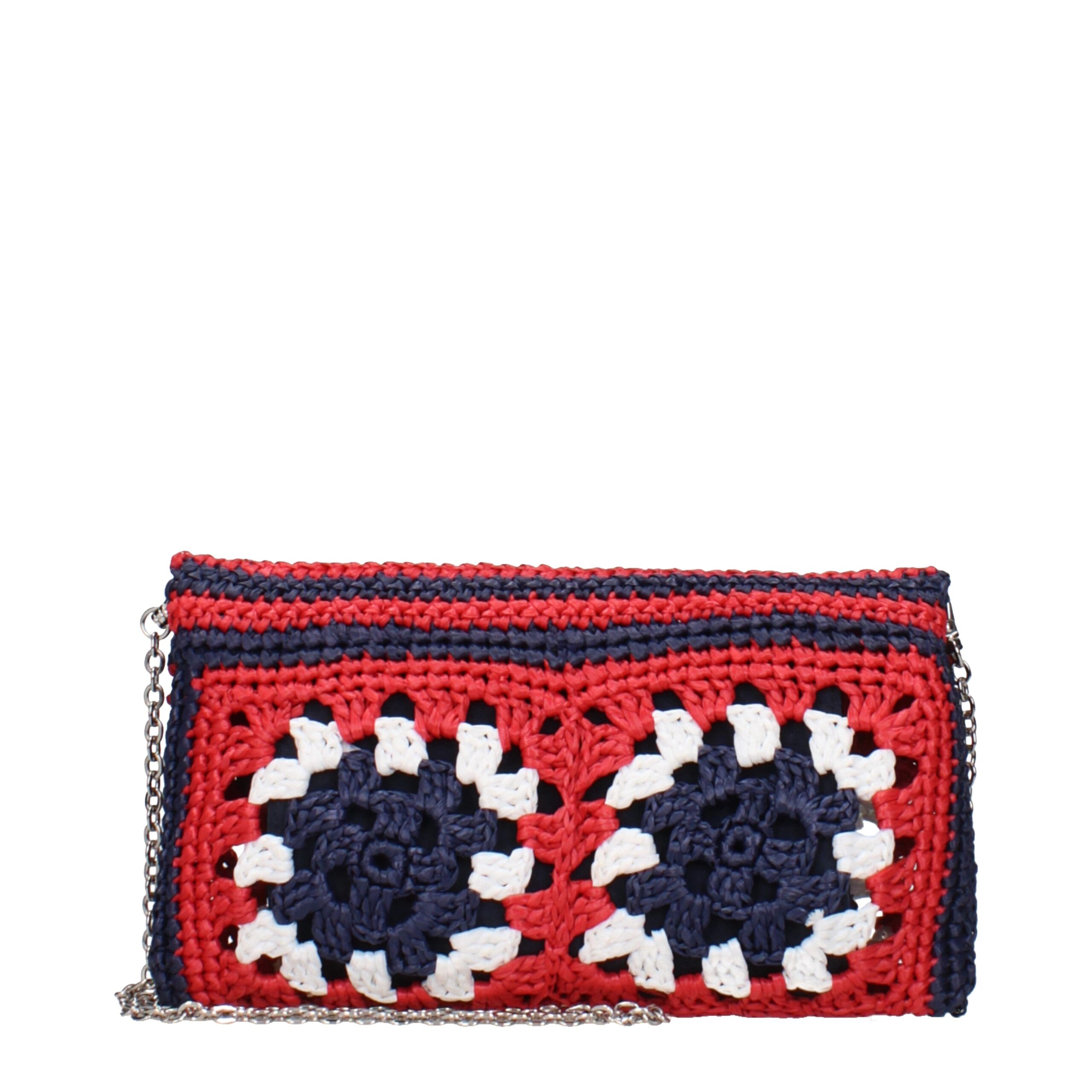 Miu Miu Multicolor Raffia Clutch Bag - Image 3