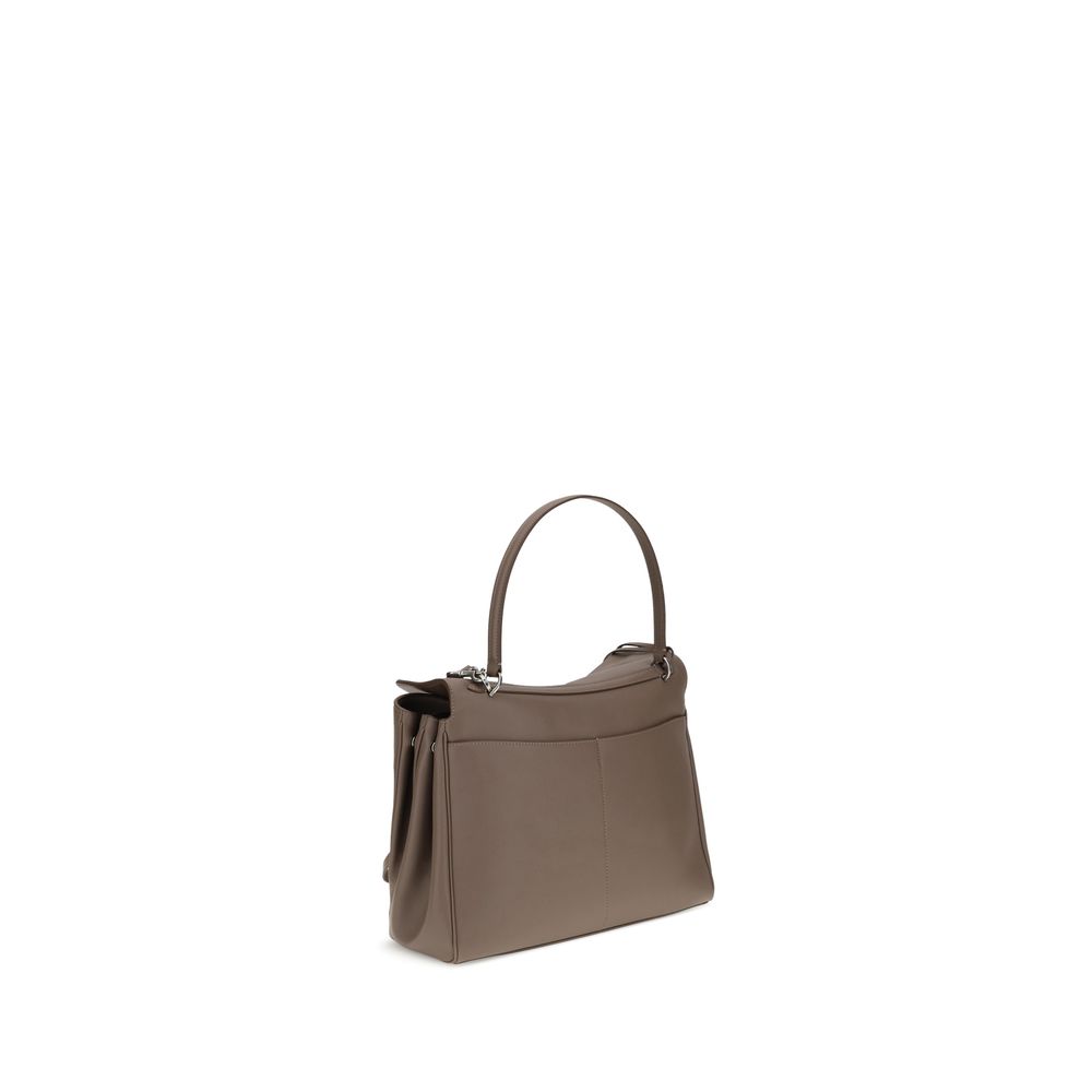 Balenciaga Gray Calf Leather Bos Taurus Shoulder Bag - Image 3