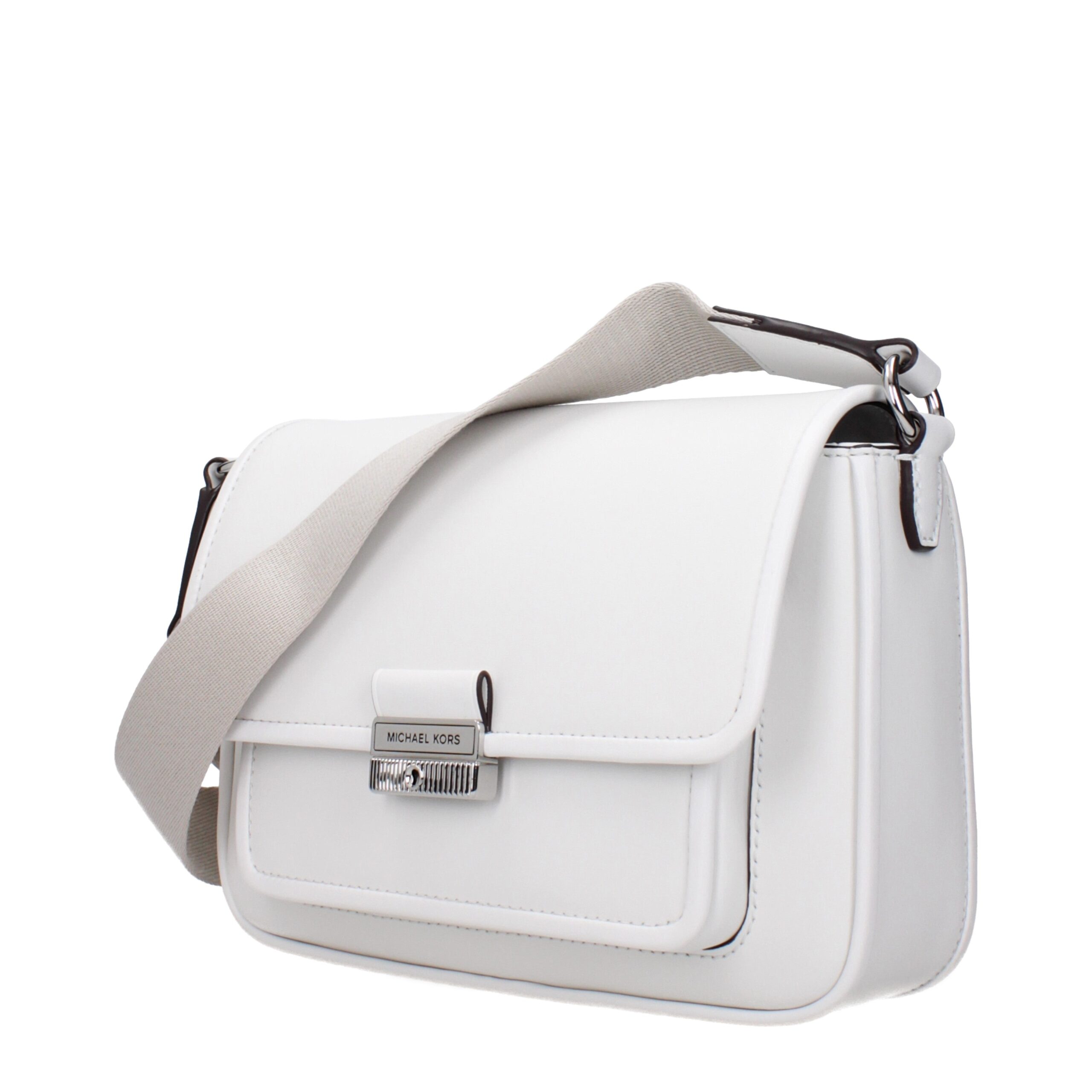 Michael Kors White Leather Crossbody Bag - Image 2
