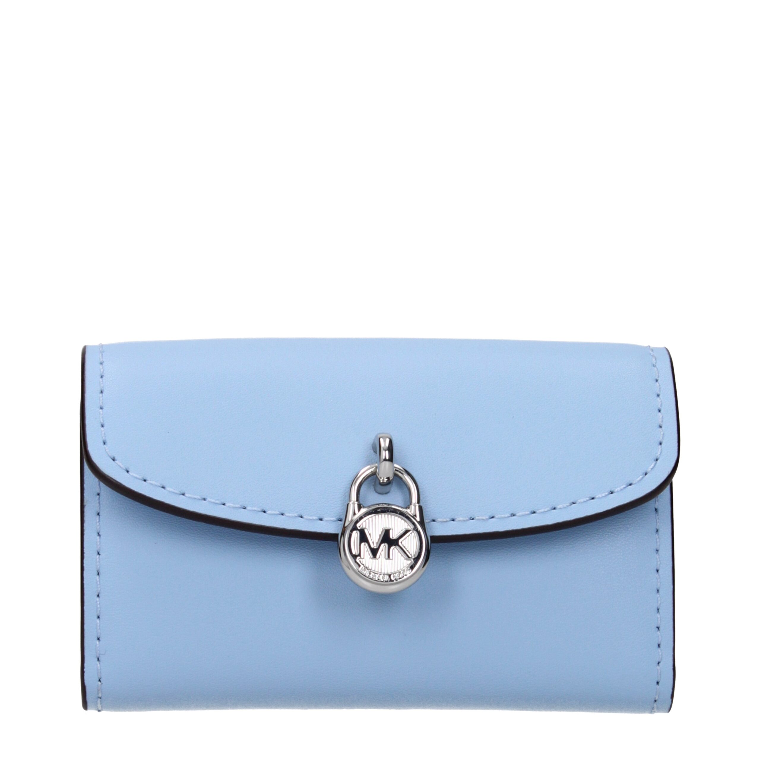 Michael Kors Light Blue Leather Wallet