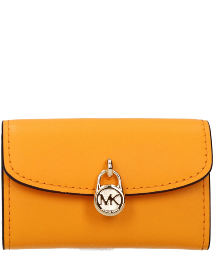 Michael Kors Orange Leather Wallet