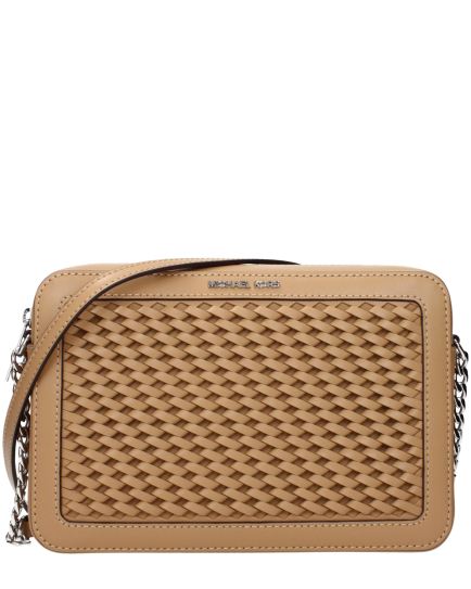 Michael Kors Brown Leather Crossbody Bag