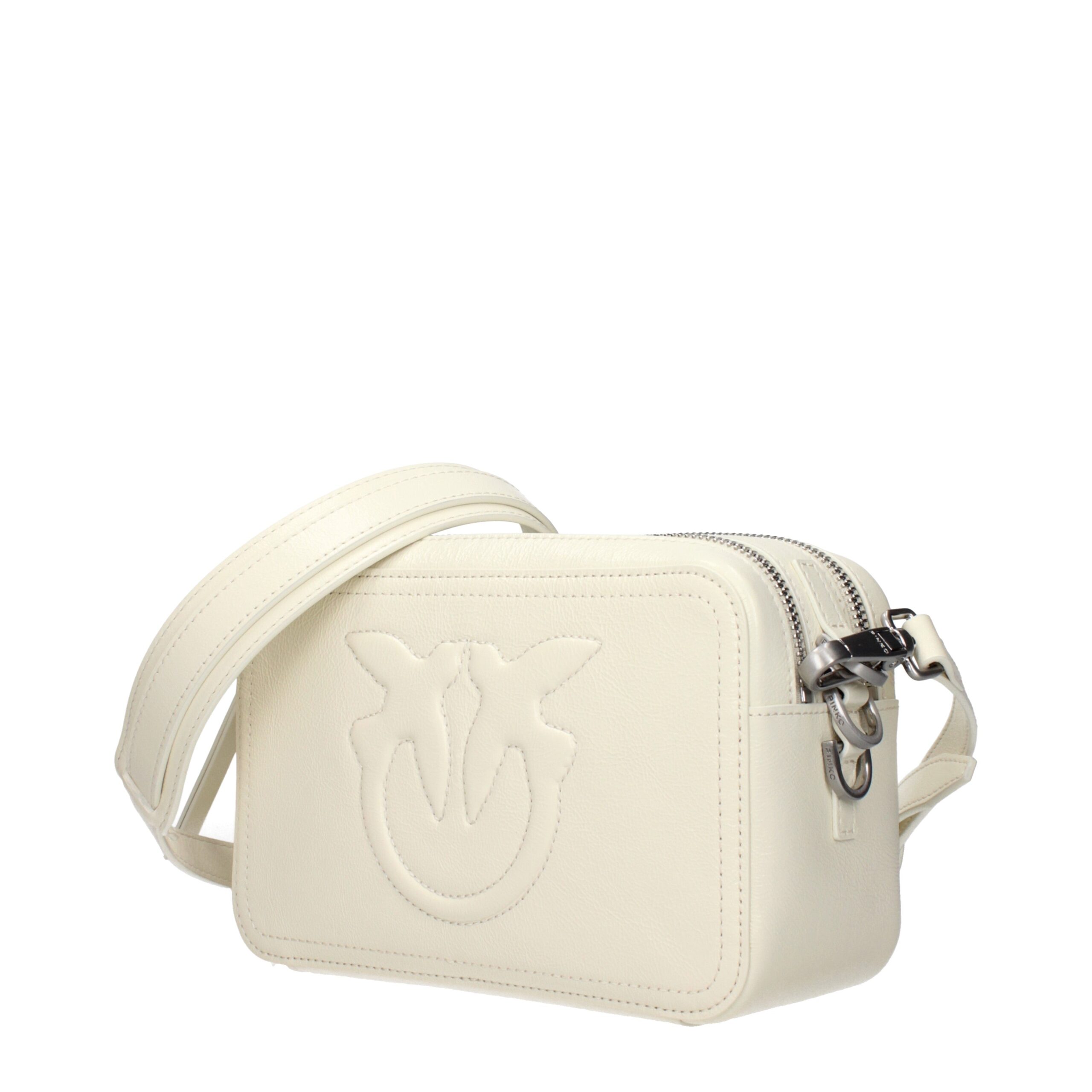 PINKO White Leather Crossbody Bag - Image 2