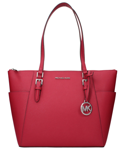 Michael Kors Red Leather Shoulder Bag