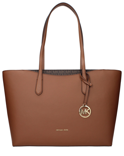 Michael Kors Brown Leather Shoulder Bag