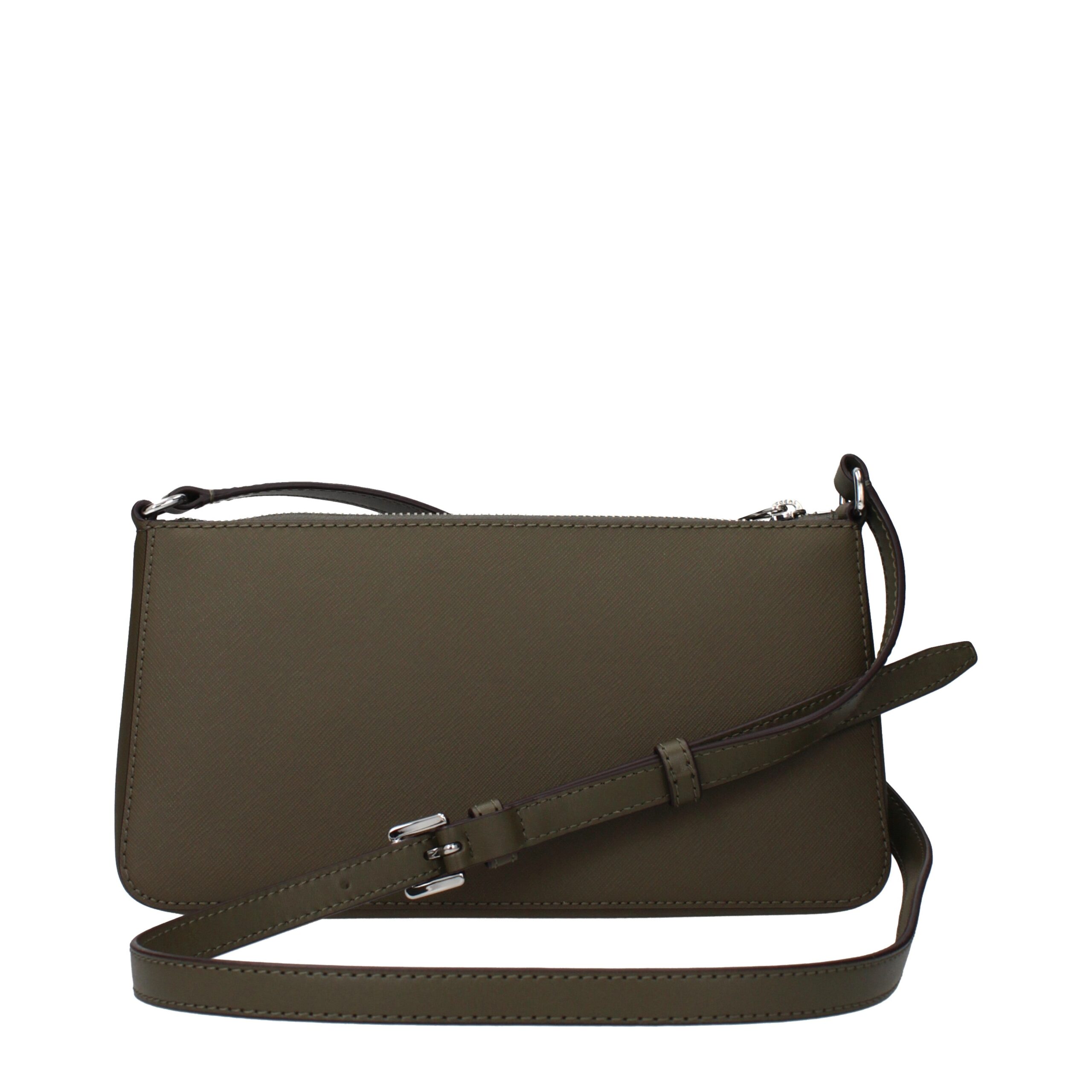 Michael Kors Green Fabric Crossbody Bag - Image 3