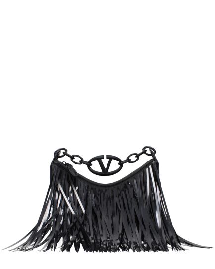 Valentino Garavani Black Leather Handbag