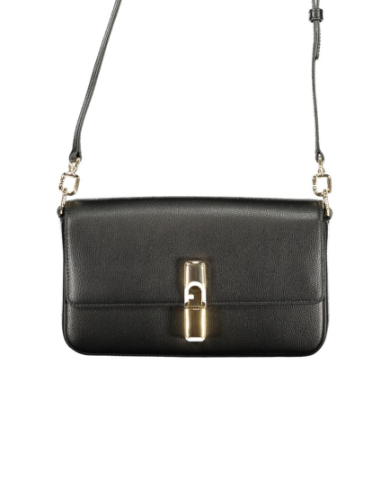Furla Nero Leather Women Handbag