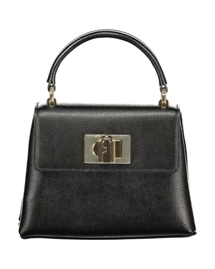 Furla Nero Leather Women Handbag