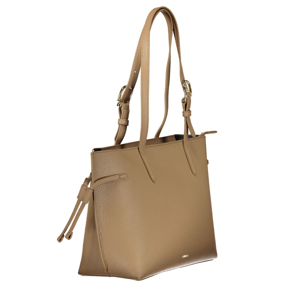 Furla Marrone Leather Woman Handbag - Image 3