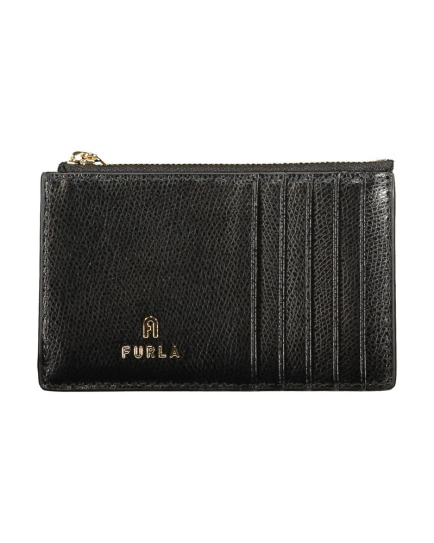 Furla Black Leather Women Wallet
