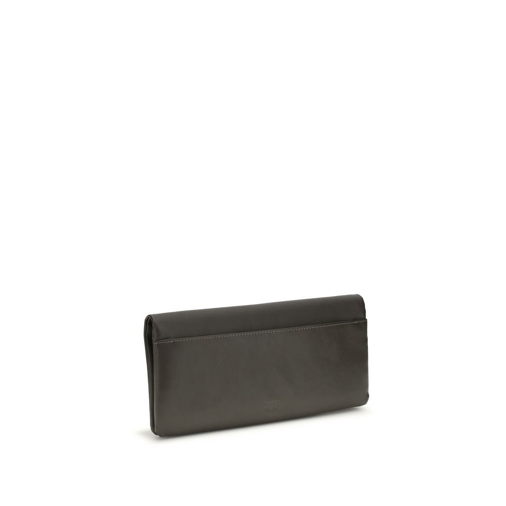 PINKO Bicolor Calf Leather Bos Taurus Clutch Bag - Image 3