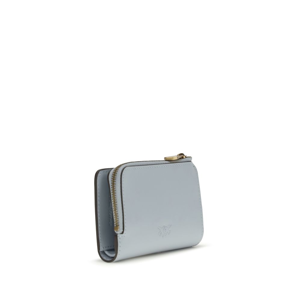 PINKO Blue Calf Leather Bos Taurus Wallet - Image 2