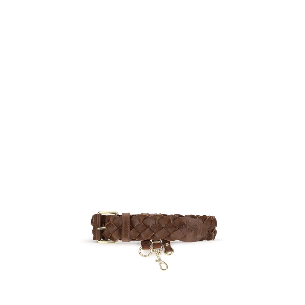 Miu Miu Brown Calf Leather Bos Taurus Belt - Image 2