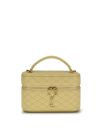Saint Laurent Bicolor Calf Leather Bos Taurus Shoulder Bag
