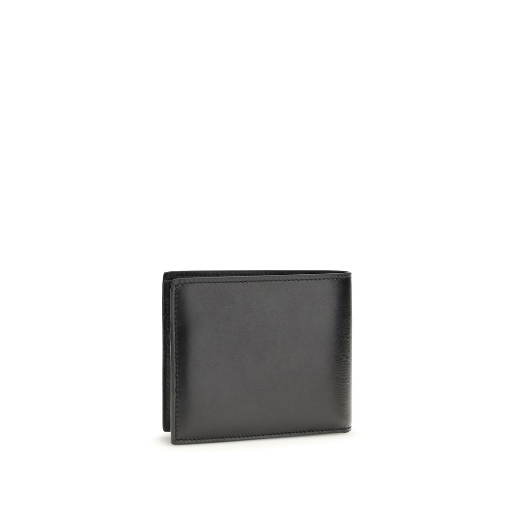 Fendi Black Calf Leather Bos Taurus Wallet - Image 2