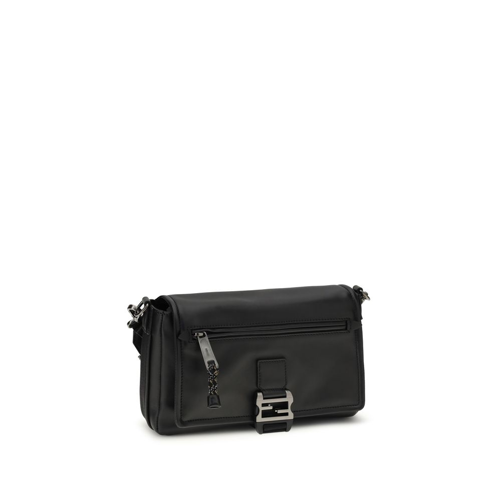 Fendi Black Calf Leather Bos Taurus Shoulder Bag - Image 2