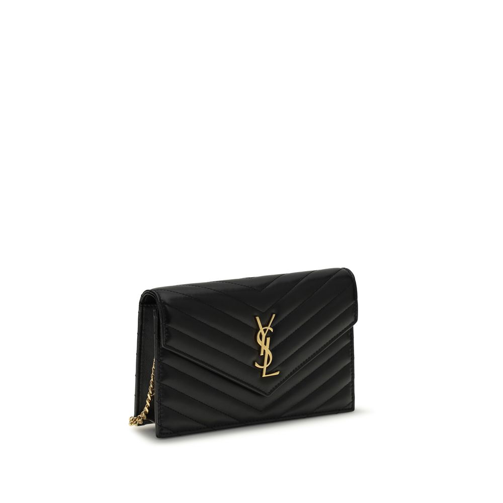Saint Laurent Black Calf Leather Bos Taurus Wallet - Image 2