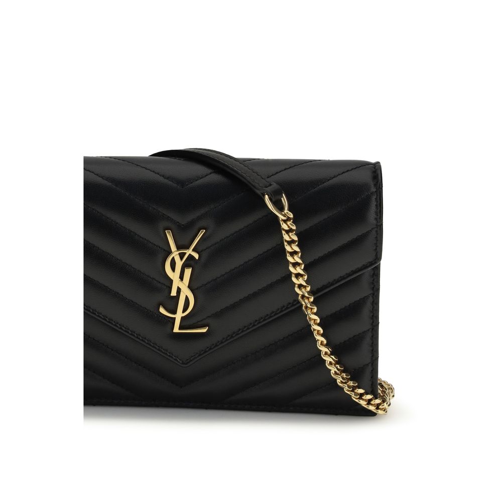 Saint Laurent Black Calf Leather Bos Taurus Wallet - Image 4