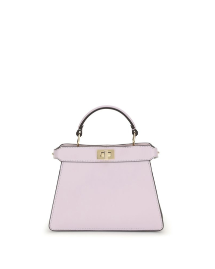 Fendi Purple Calf Leather Bos Taurus Shoulder Bag