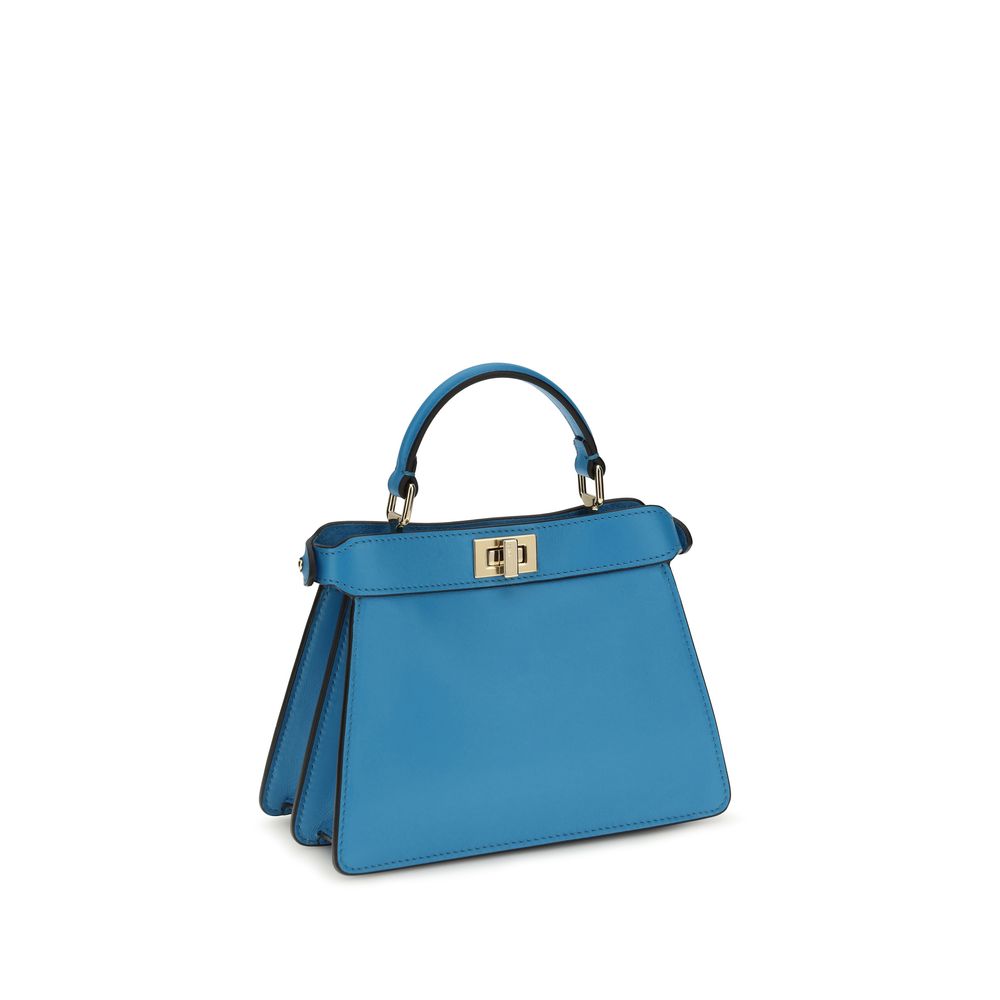 Fendi Blue Calf Leather Bos Taurus Shoulder Bag - Image 2