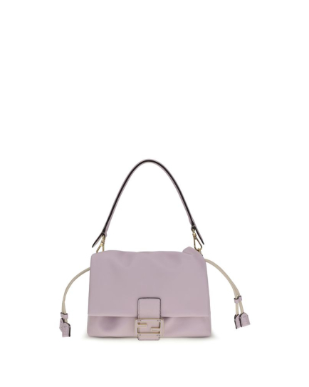 Fendi Purple Calf Leather Bos Taurus Shoulder Bag