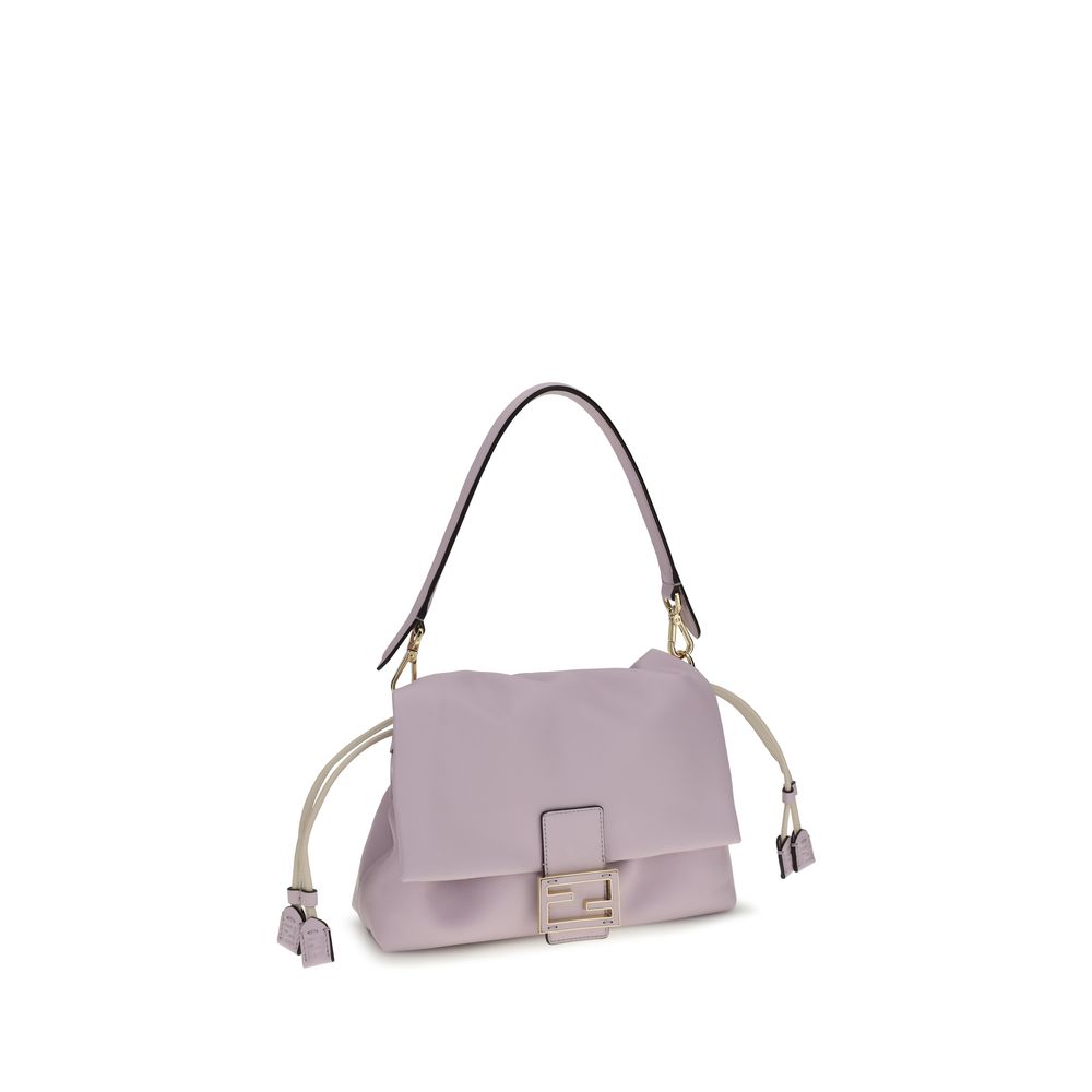 Fendi Purple Calf Leather Bos Taurus Shoulder Bag - Image 2