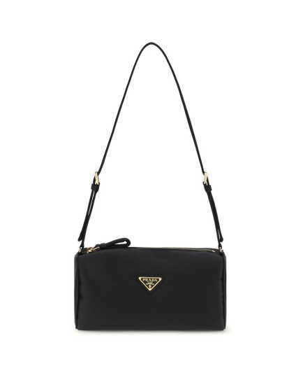 Prada Black Silk Shoulder Bag