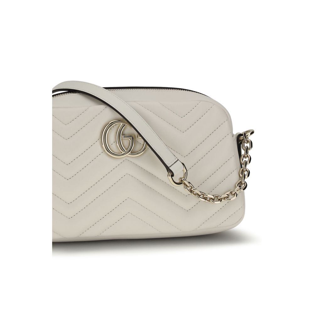 Gucci White Calf Leather Bos Taurus Handbag - Image 4