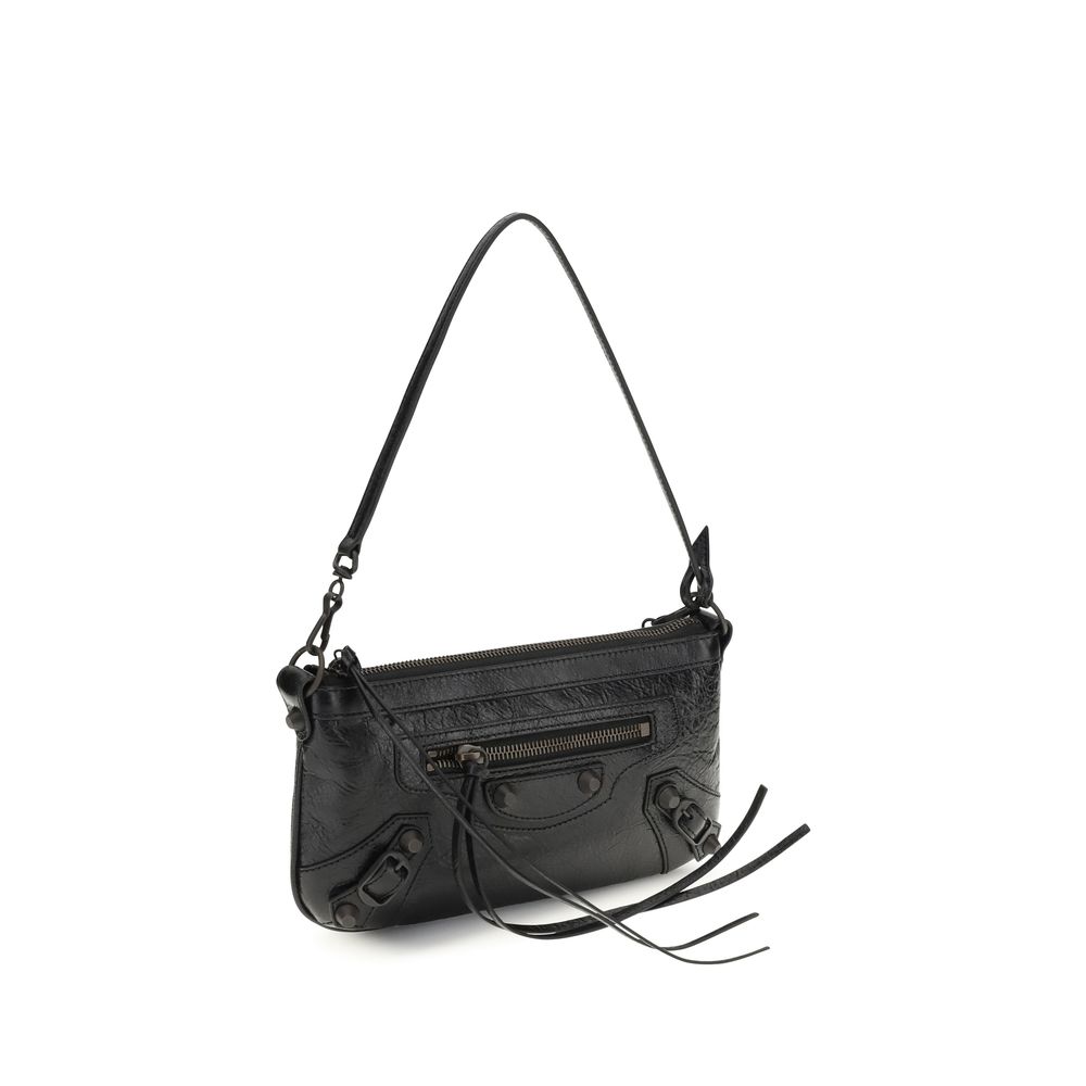 Balenciaga Black Lamb Ovis Aries Aries Shoulder Bag - Image 2