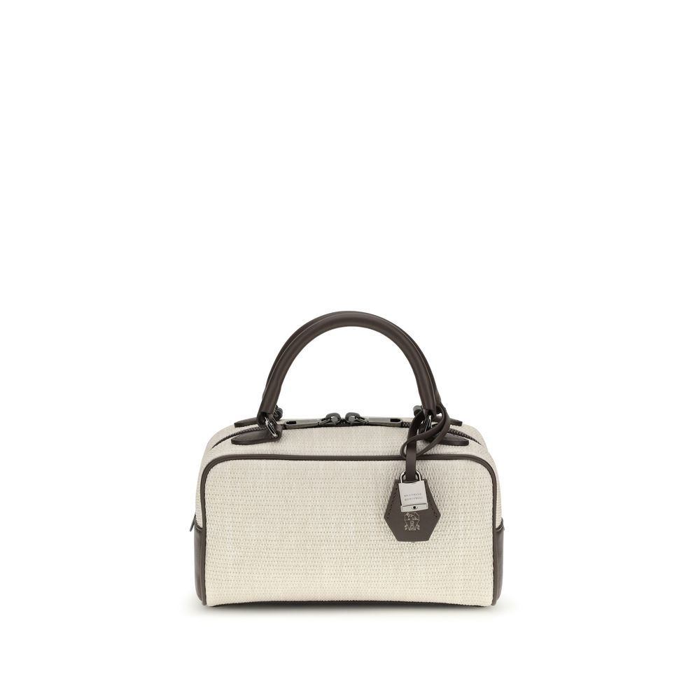 Brunello Cucinelli Gray Polyamide Shoulder Bag