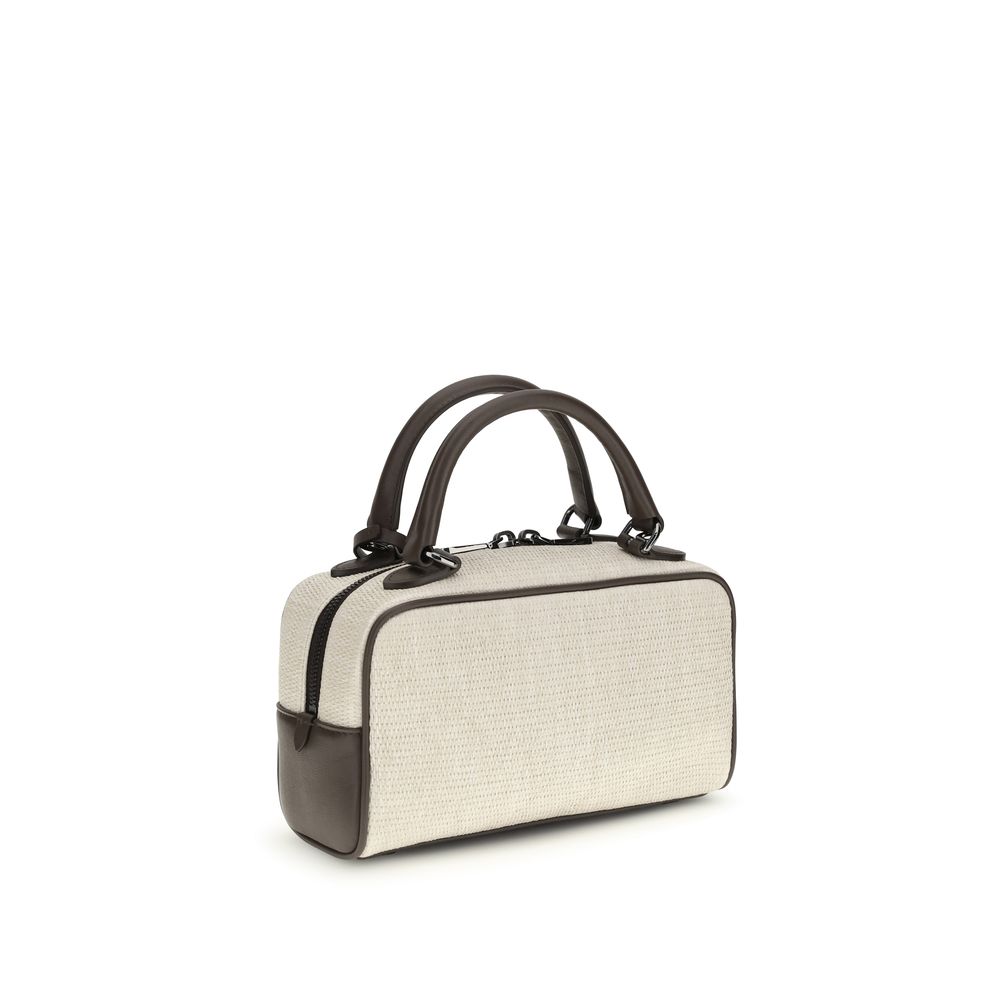 Brunello Cucinelli Gray Polyamide Shoulder Bag - Image 3