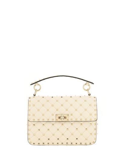Valentino Garavani Beige Lamb Ovis Aries Aries Shoulder Bag