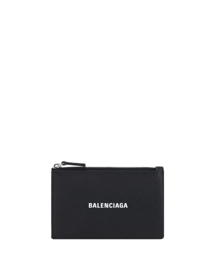 Balenciaga Black Calf Leather Bos Taurus Wallet
