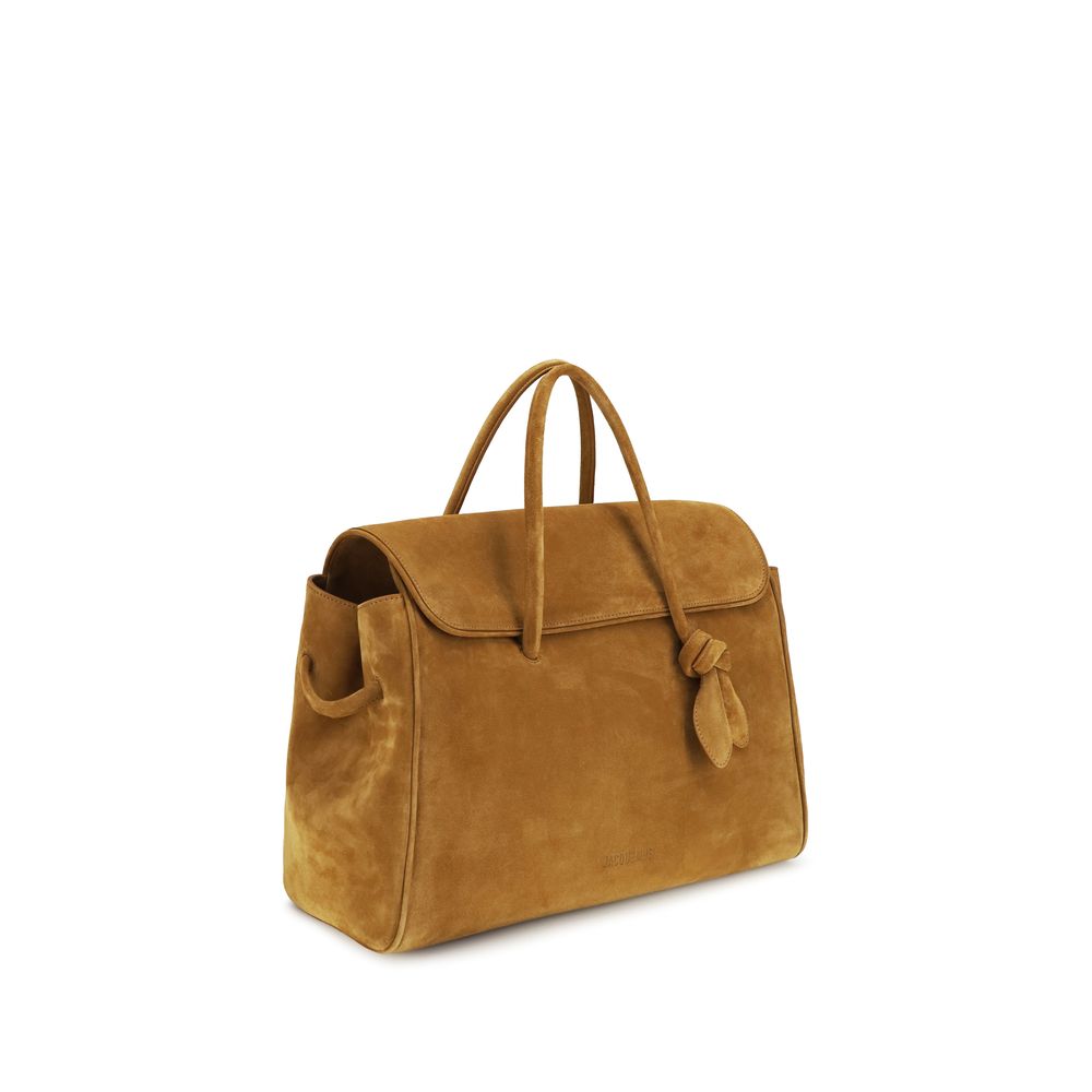 Jacquemus Beige Calf Leather Bos Taurus Handbag - Image 2