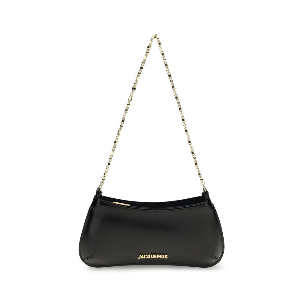 Jacquemus Black Calf Leather Bos Taurus Shoulder Bag