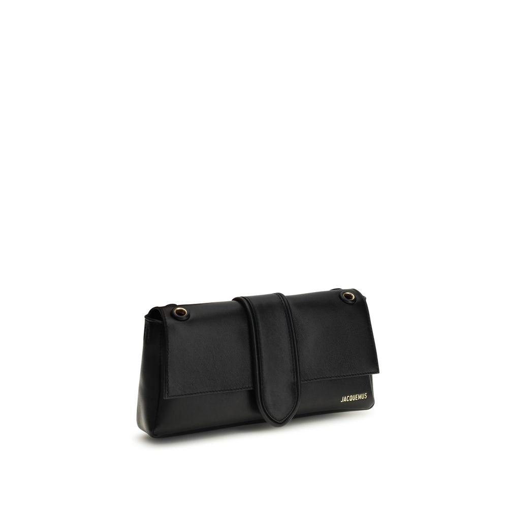 Jacquemus Black Calf Leather Bos Taurus Shoulder Bag - Image 2